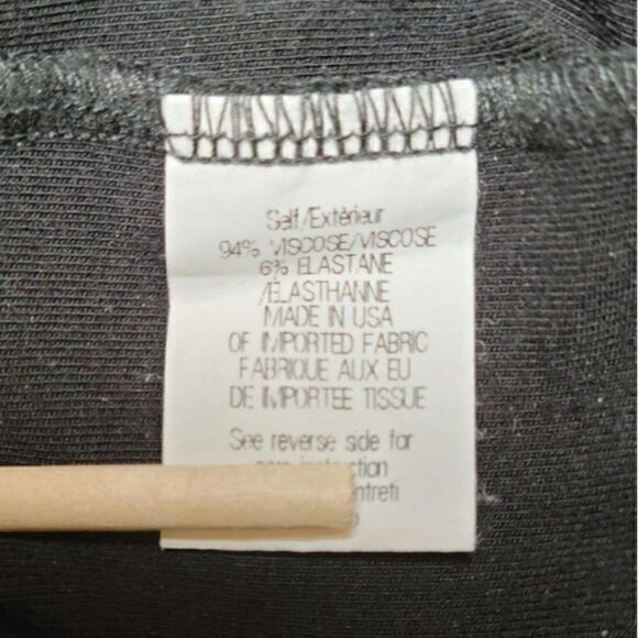 Theory Black Seamed Leggings Sz P - Picture 7 of 9